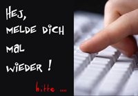 Melde dich bitte